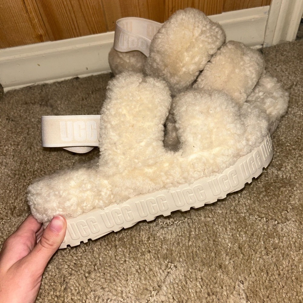 UGG Cozy Cream Slippers - Picture 2 of 5
